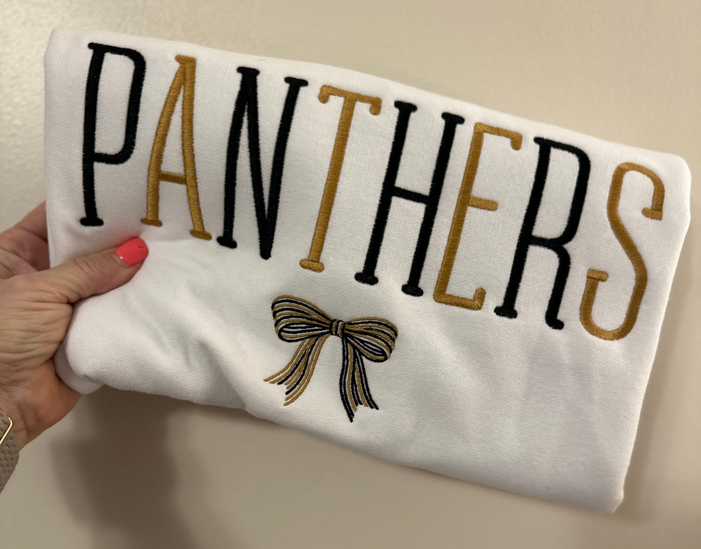 PANTHERS MULTI-COLORED WITH BOW