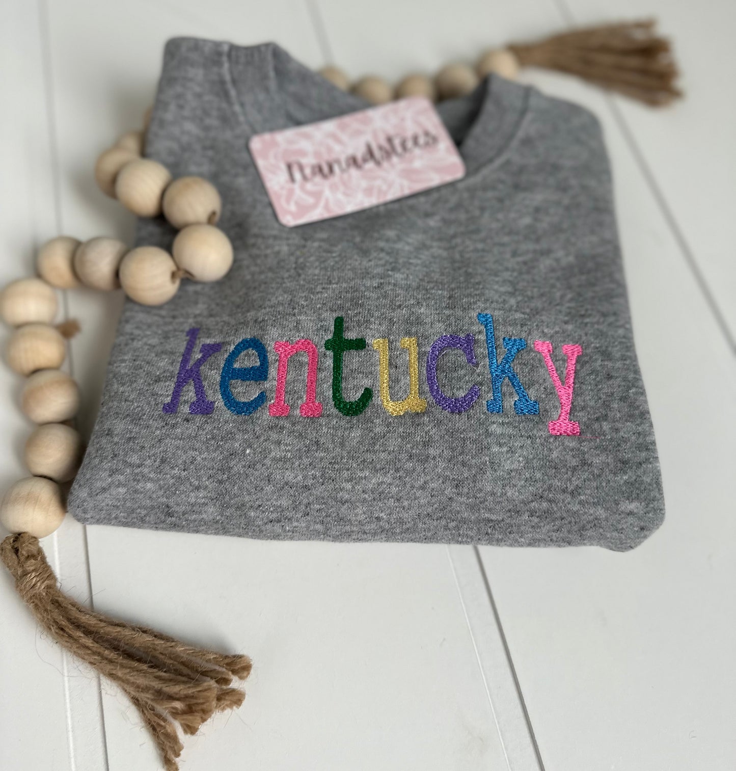 kentucky multicolor kids crew