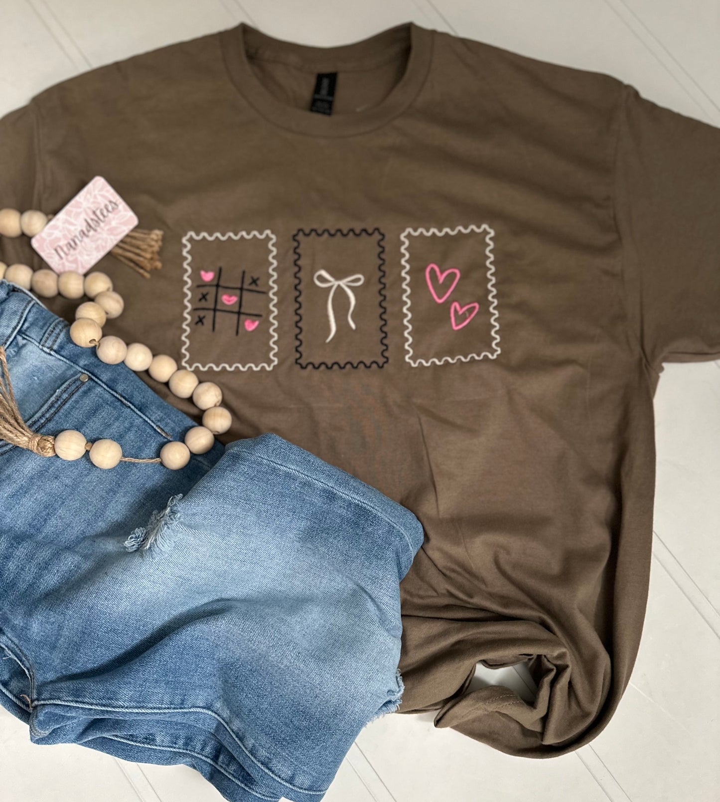 VALENTINE'S DAY STAMP TEE