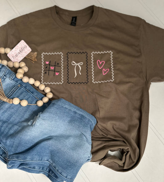 VALENTINE'S DAY STAMP TEE