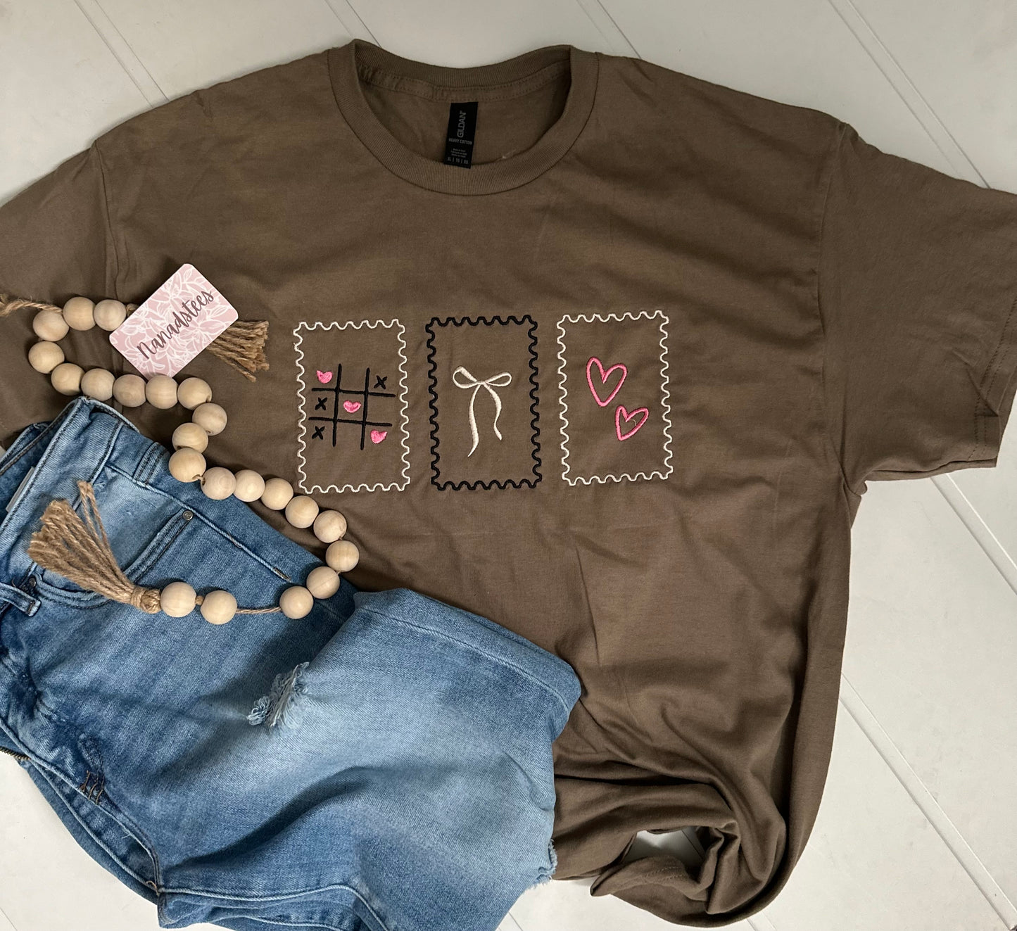 VALENTINE'S DAY STAMP TEE