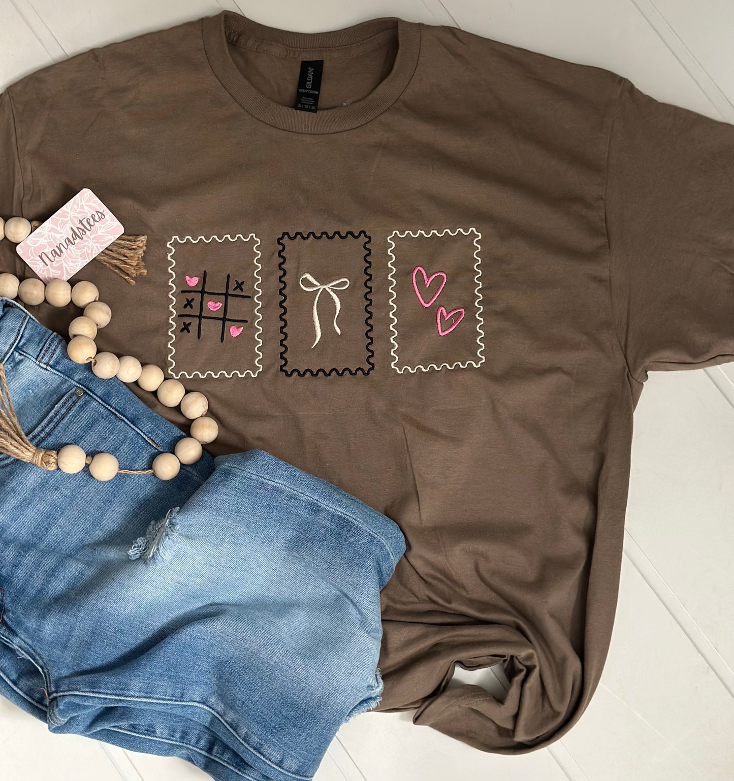 VALENTINE'S DAY STAMP TEE