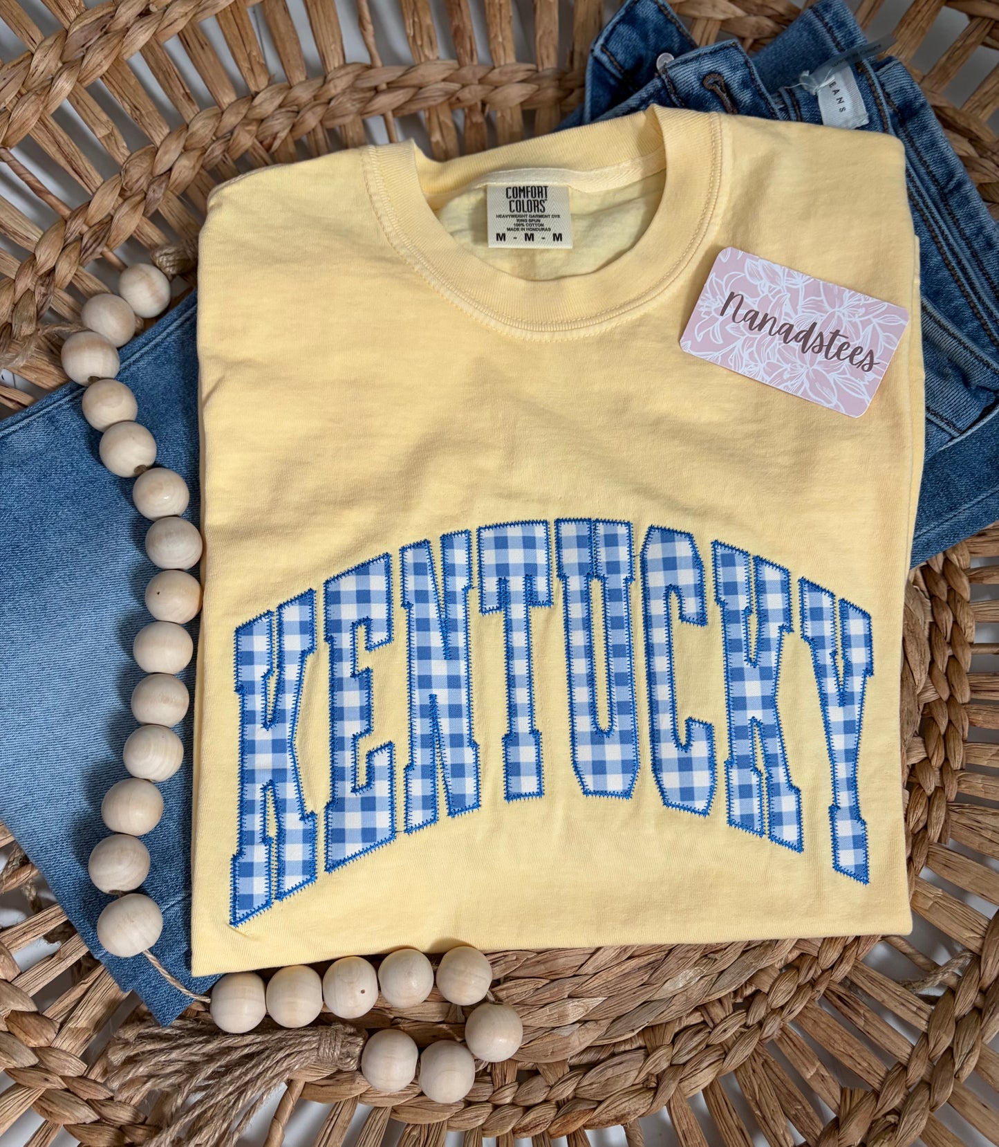 KENTUCKY PLAID TEE