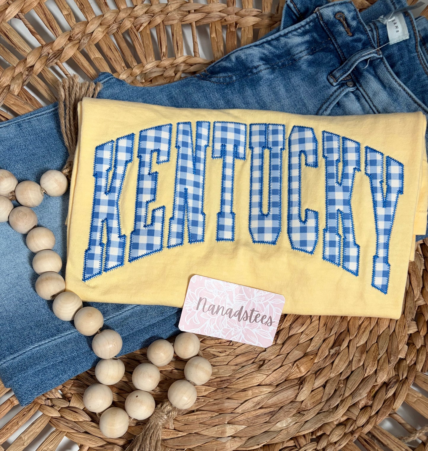 KENTUCKY PLAID TEE