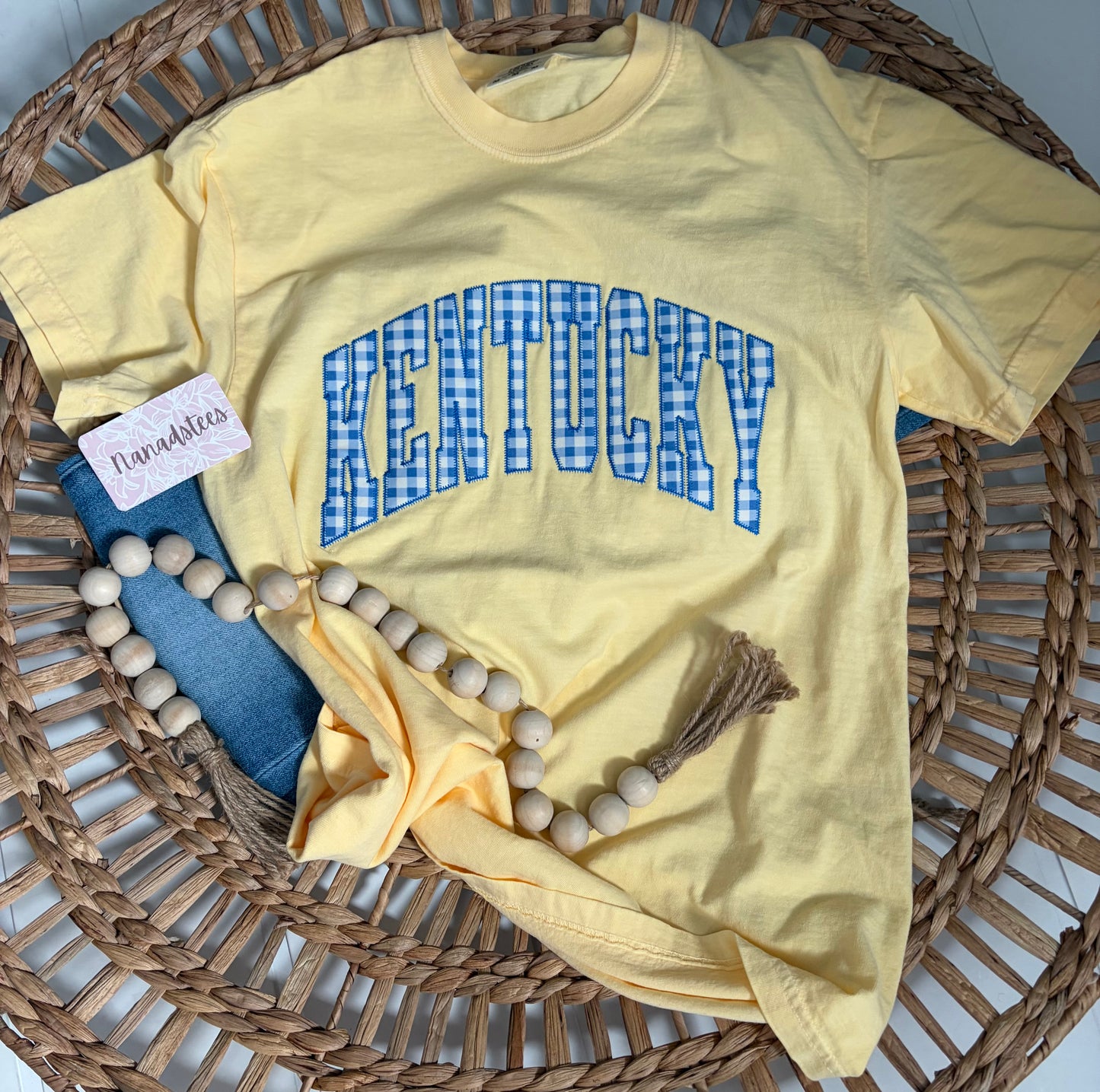KENTUCKY PLAID TEE
