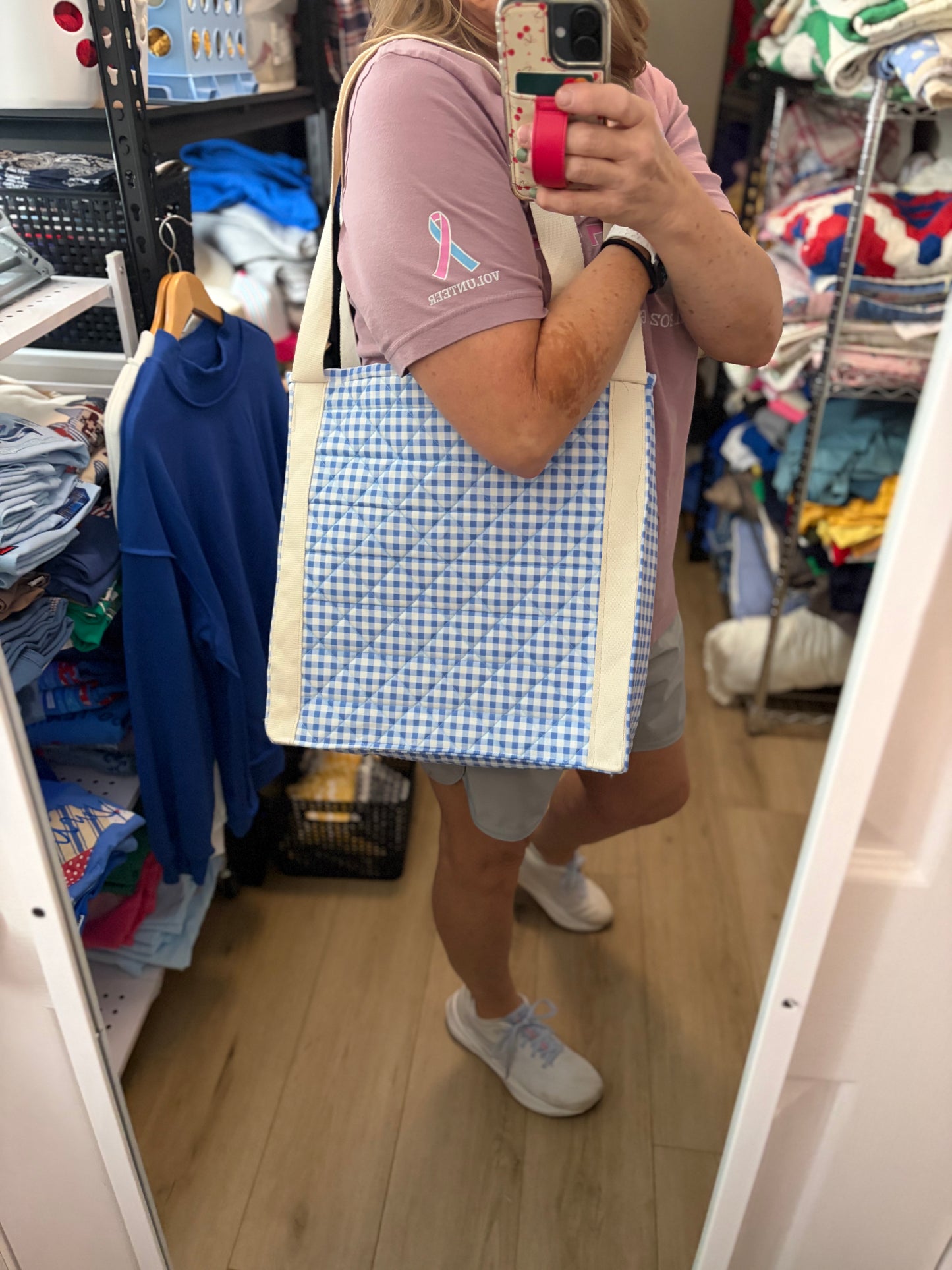 Handmade Vintage Quilt Tote Bag
