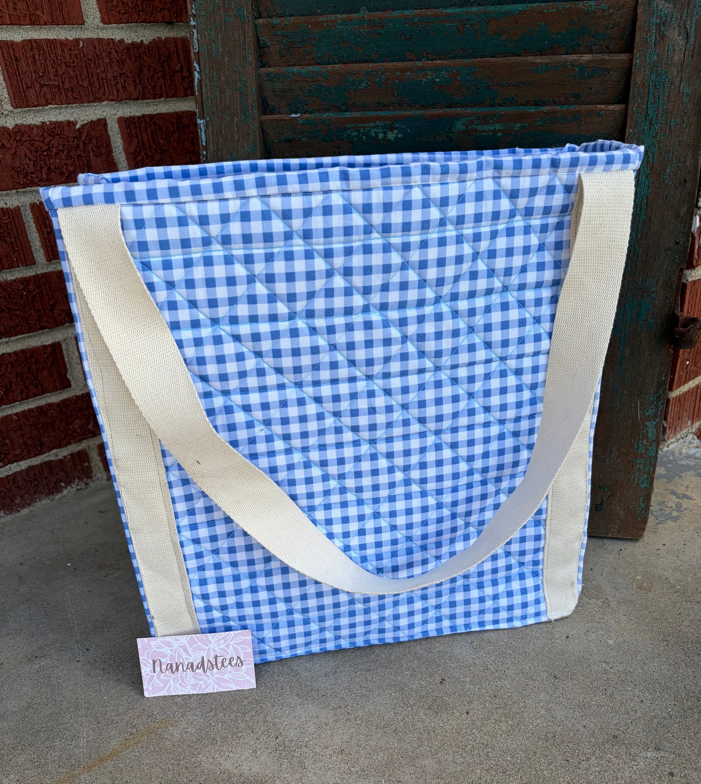 Handmade Vintage Quilt Tote Bag