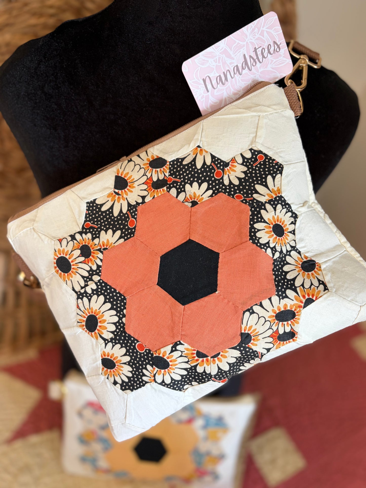 Handmade Vintage Quilt Crossbody bag