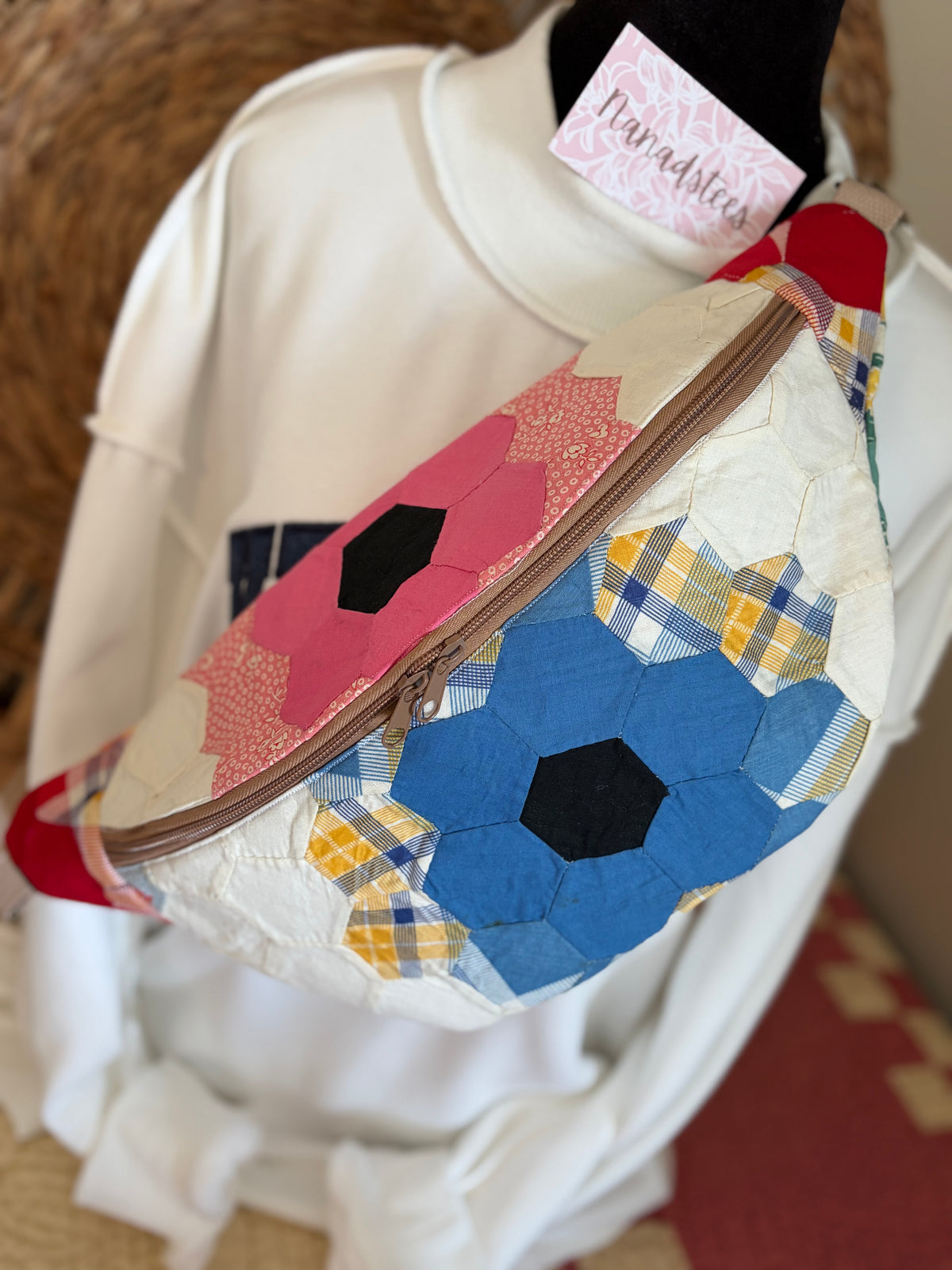 Flower Garden vintage sling body bag