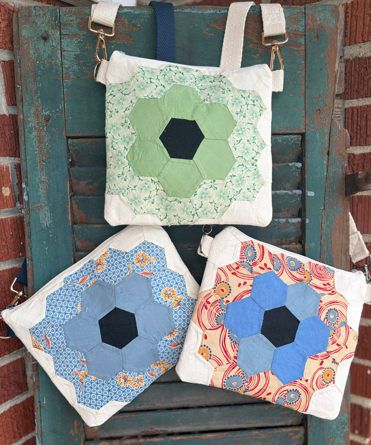 Flower Garden crossbody bags