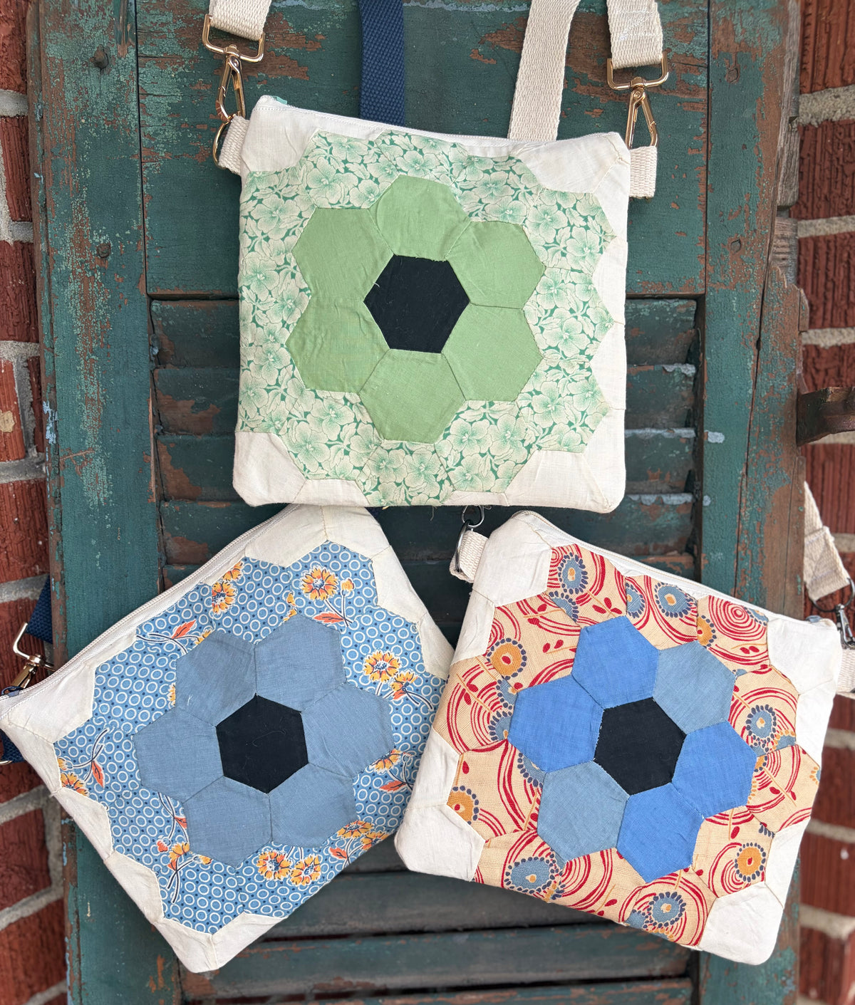 Flower Garden crossbody bags
