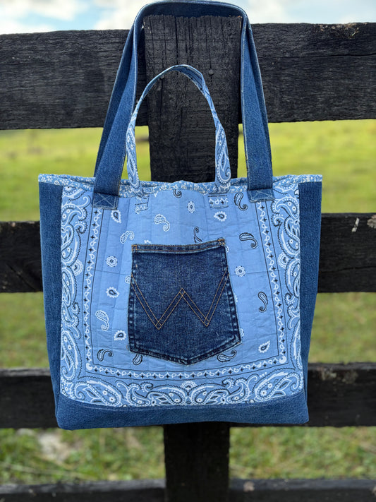 Bandana Wrangler tote bag