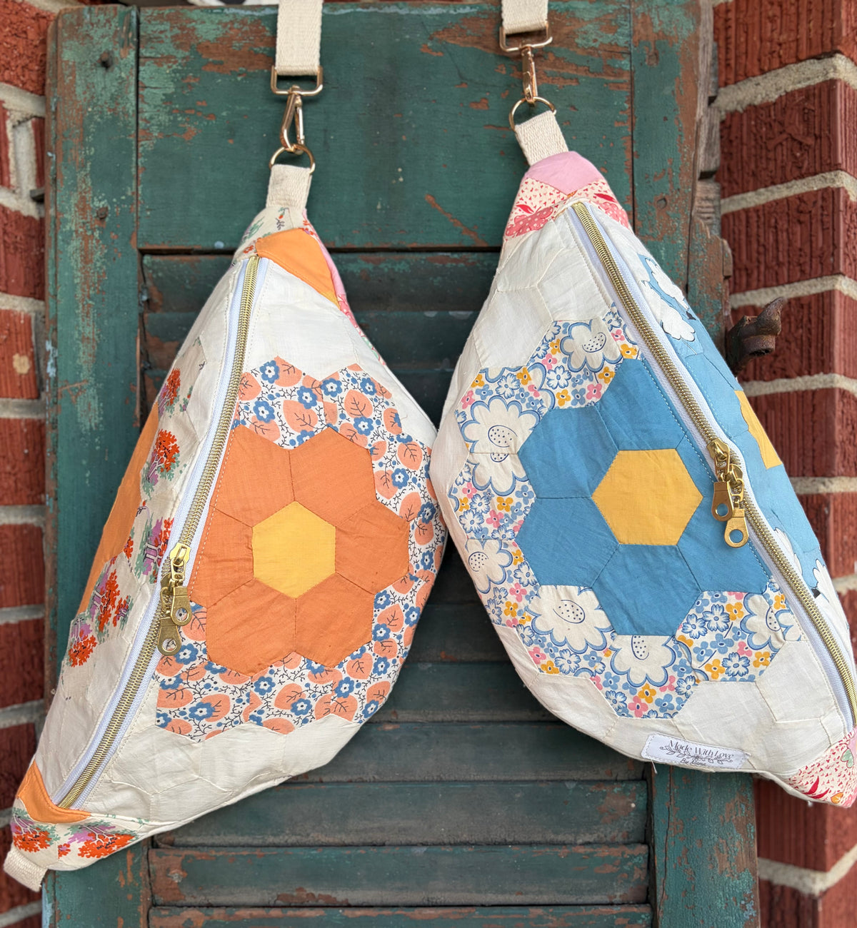 Flower Garden vintage sling body bag