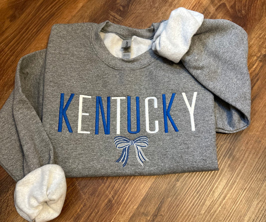 KENTUCKY BOW MULTICOLORED CREW