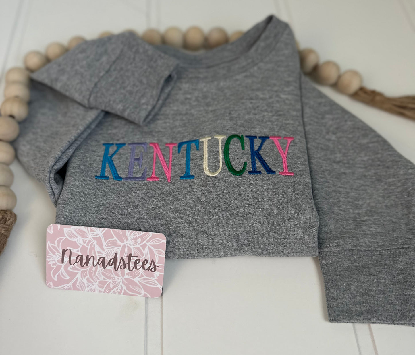 kentucky multicolor kids crew