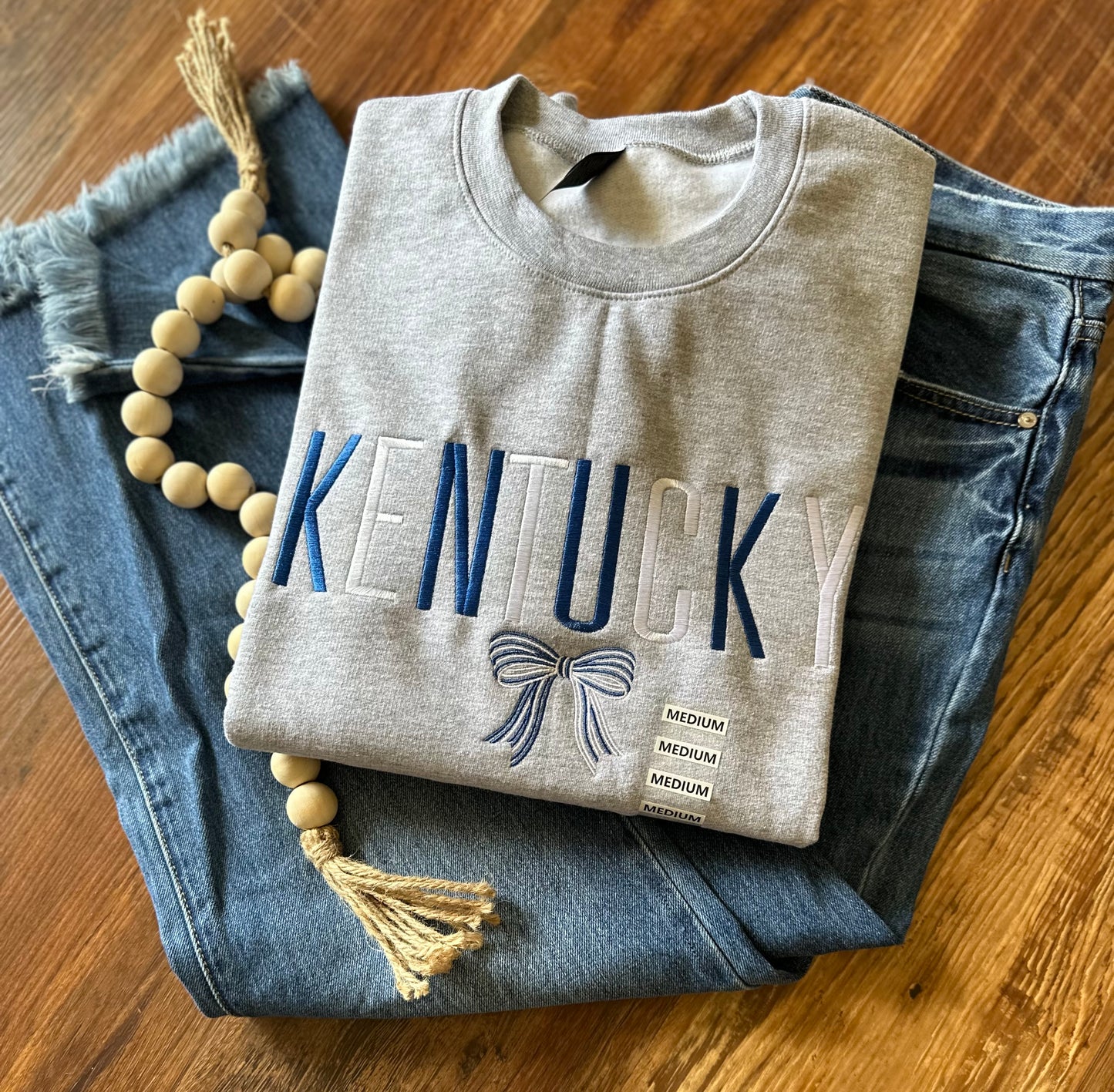 KENTUCKY BOW MULTICOLORED CREW