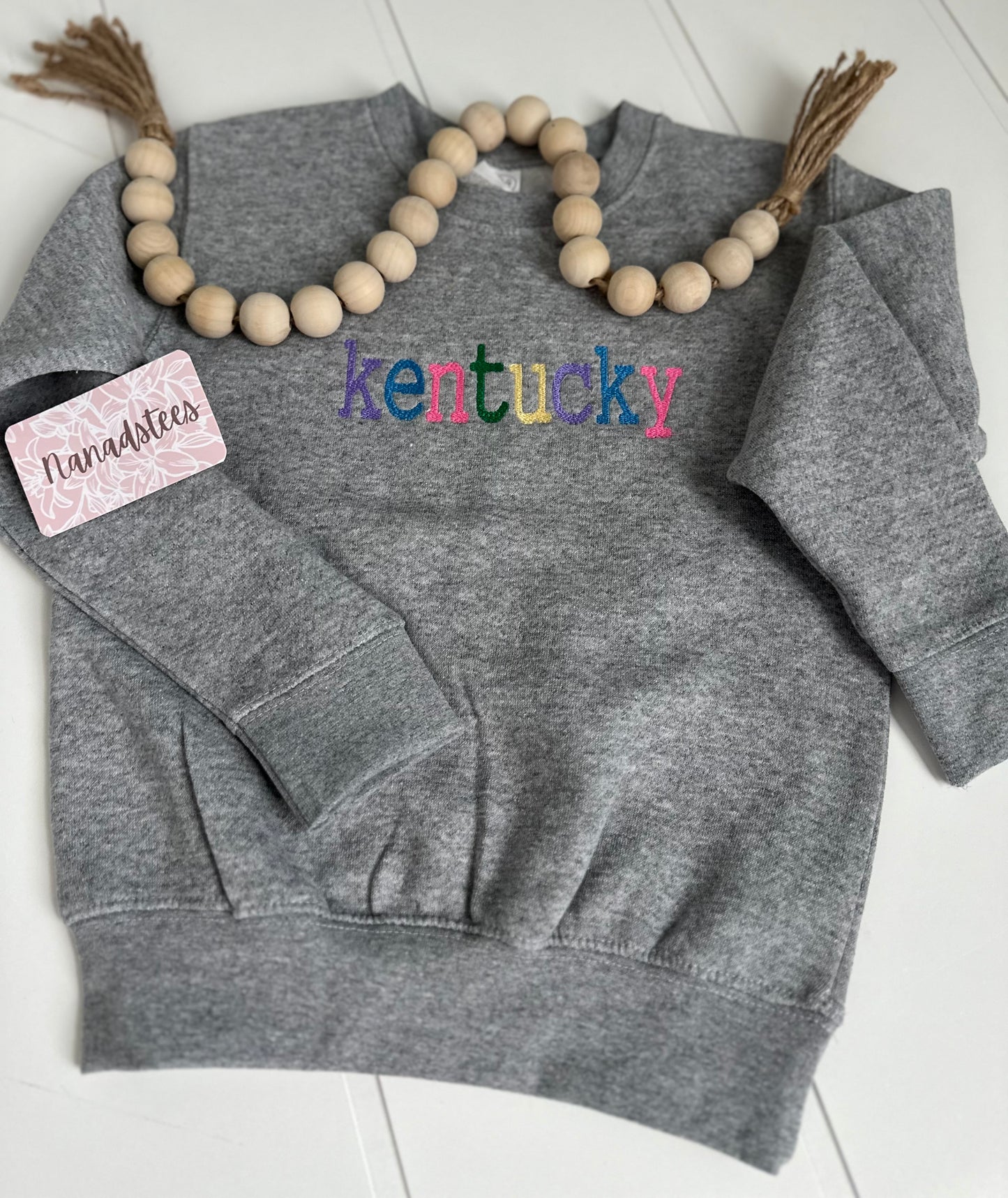 kentucky multicolor kids crew