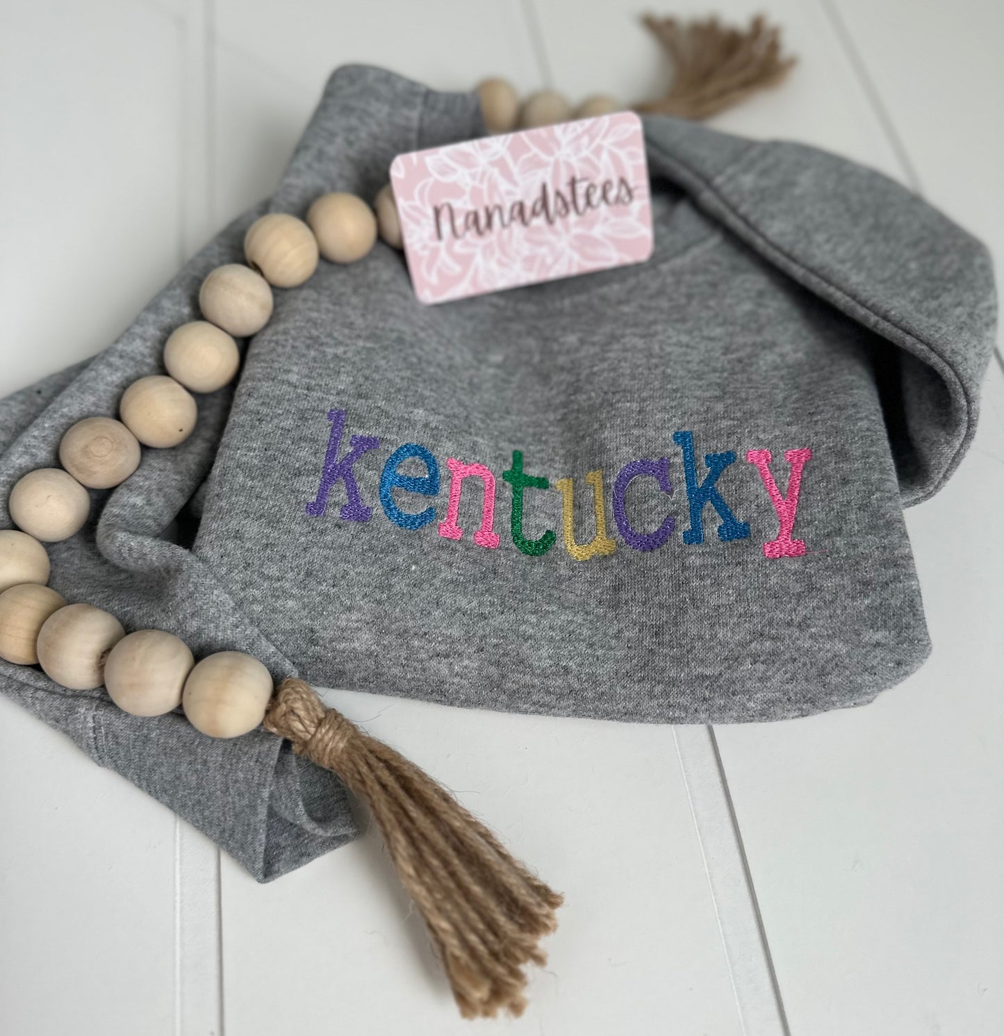 kentucky multicolor kids crew