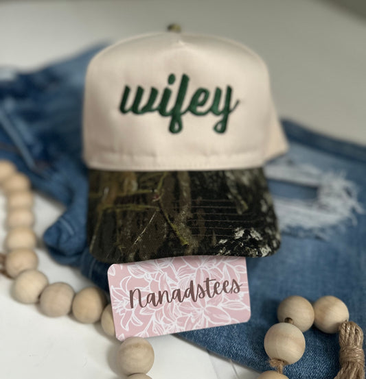 wifey camo hat