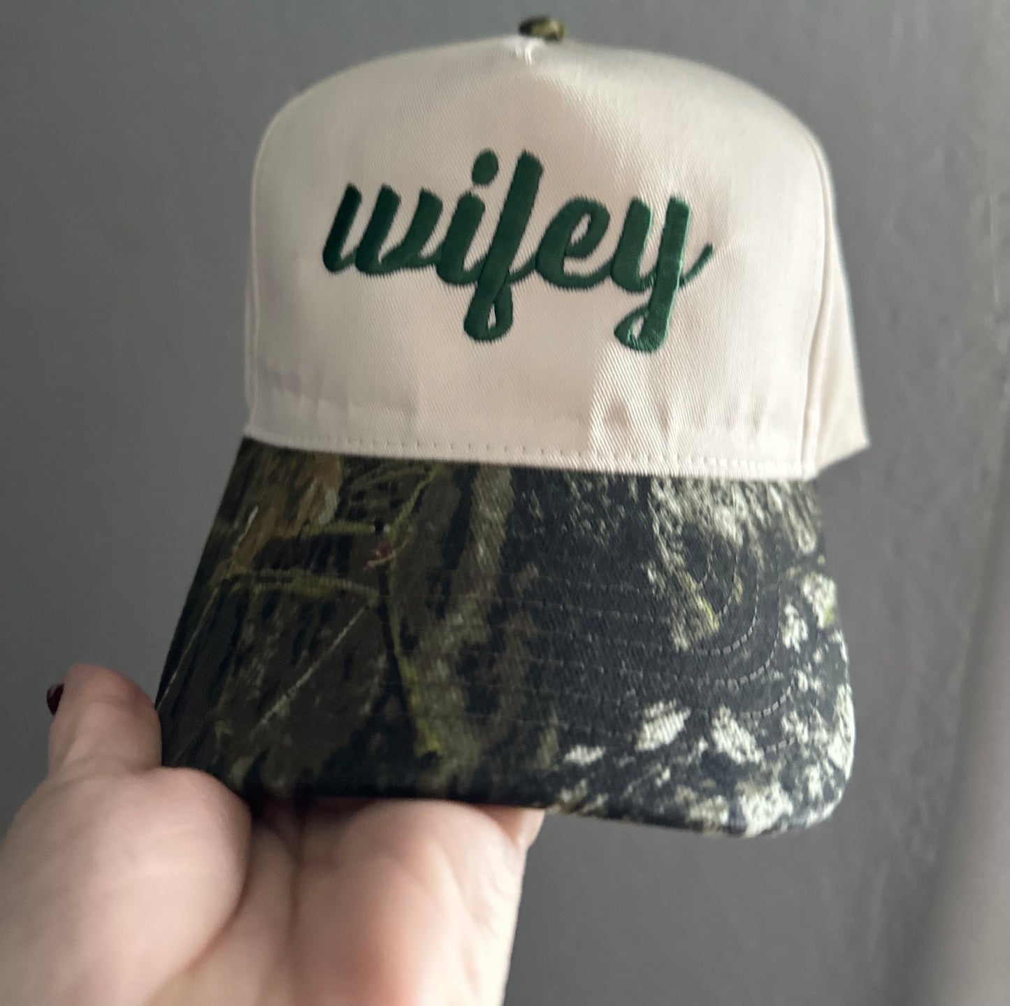 wifey camo hat